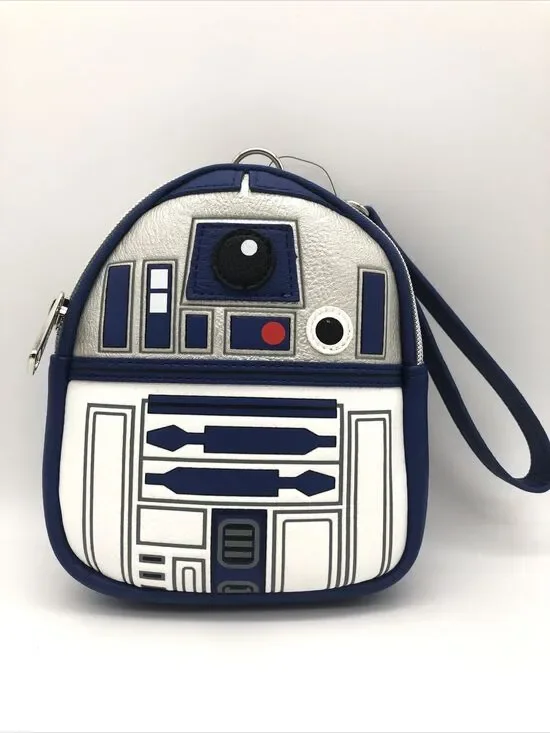 Loungefly Disney Parks Star Wars R2-D2 Droid Wristlet Mini Belt Bag