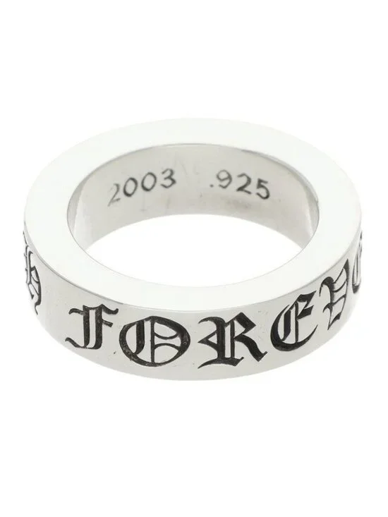 Chrome Hearts Spacer Forever Silver Ring