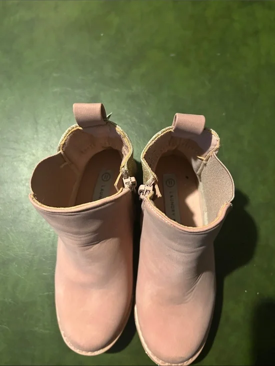 Laundry By Shelli Segal Girls Pink Ankle Boots