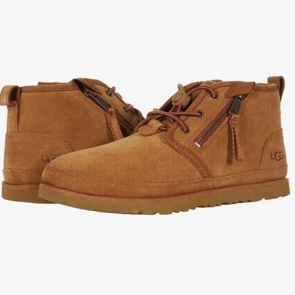 Ugg Australia Big Girl Youth Neumel Dual Zip II Classic Ankle Boots shoes 4