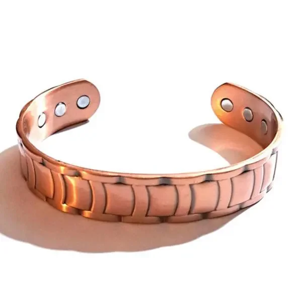 New‎ solid copper magnetic cuff