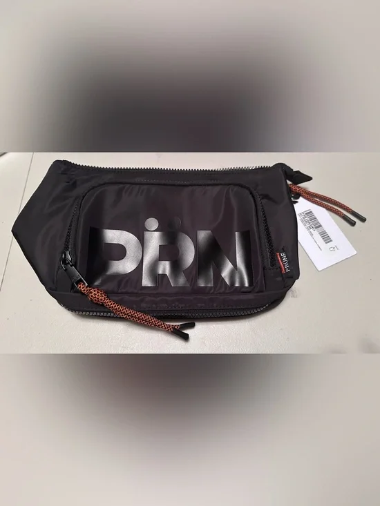 Prüne brand black nylon cosmetic bag NEW!