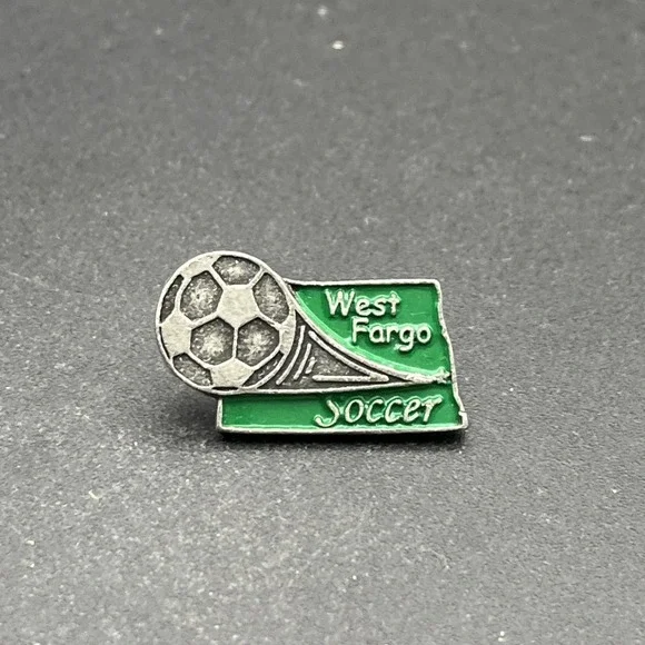 West Fargo Soccer Lapel Hat Pin