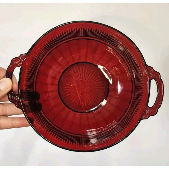 Vintage Coronation Ruby Red 8