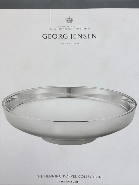 Georg Jensen Koppel Serving Bowl Silver Serving Bowl