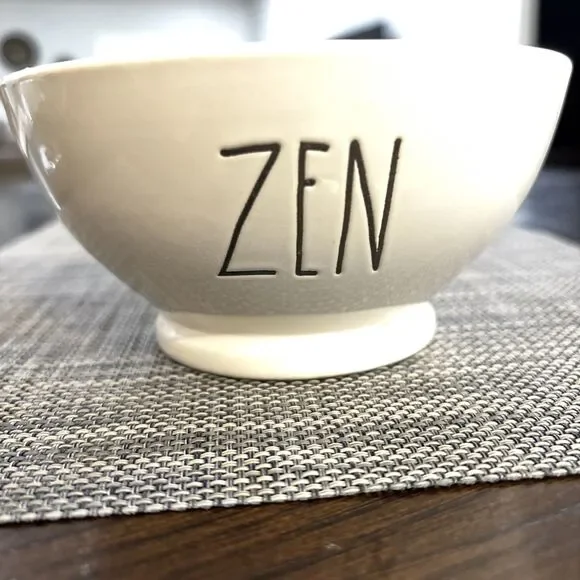 Rae Dunn Ceramic Bowl “Zen” cereal soup farmhouse Artisan Collection By Magenta