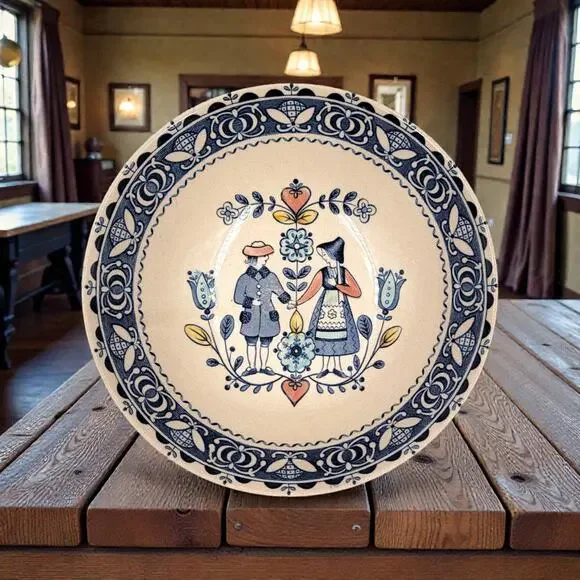 Johnson Brothers Hearts & Flowers Old Granite Cereal Bowl Ironstone England