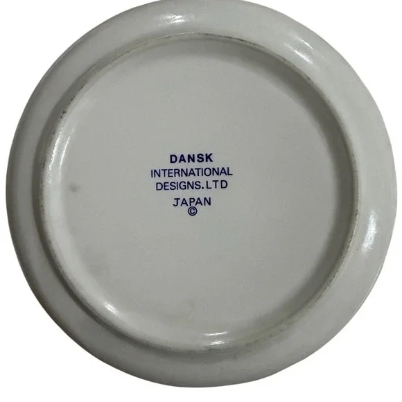 Dansk International Designs Japan White Ceramic Round Serving Bowl 7 inch‎ MCM