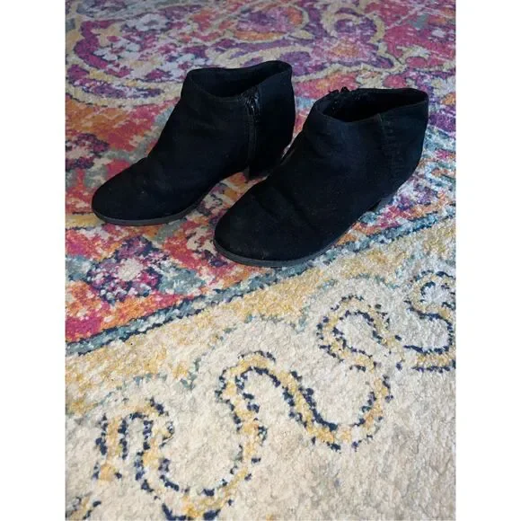 Little Girls Black Boutique Boots