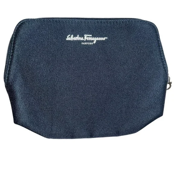 Salvatore Ferragamo AEROFLOT Airlines parfum zip pouch makeup bag NEW