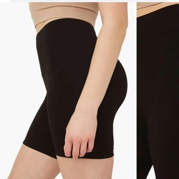 NEW Free People Intimately Seamless Bike Shorts Black M/L