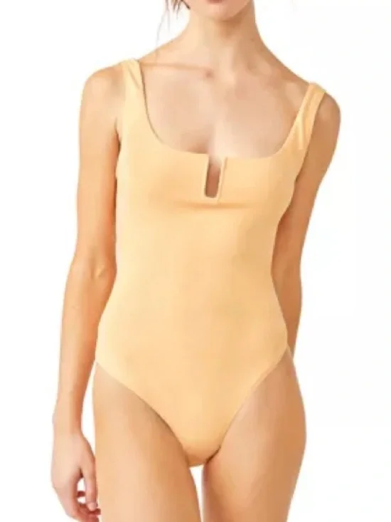 Free People Scoop Neck One-Piece Bodysuit