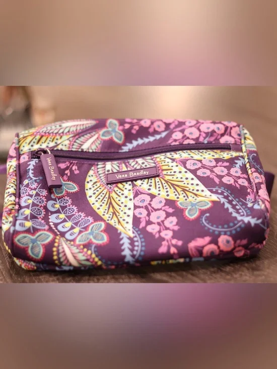 Vera Bradley Purple Paisley Performance Twill Belt Bag Crossbody Fanny Pack