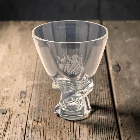 Steuben Crystal Hershey 1894–1994 Centennial Cherub Bowl Goblet w‎ Box