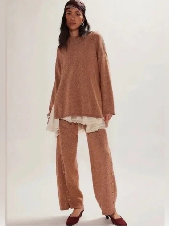 Free People Button Up Sweater Set Size Small NWT