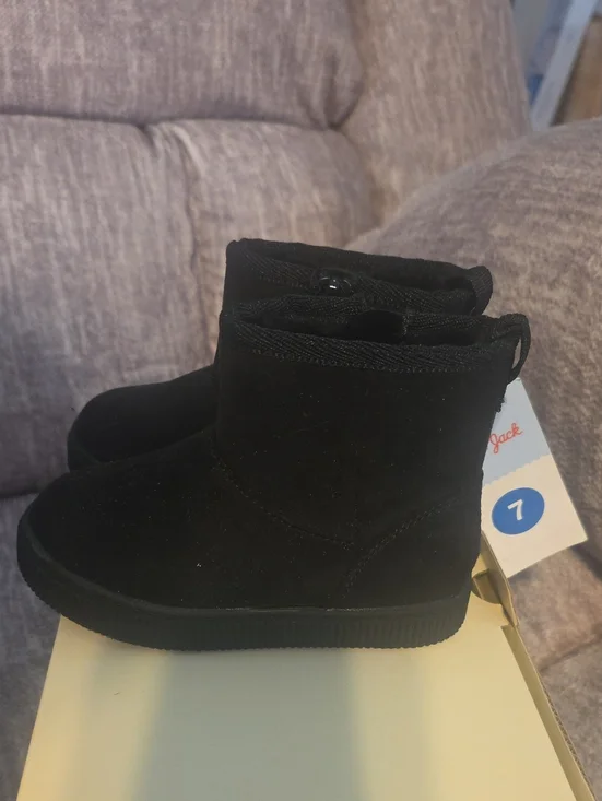 Black Toddler Boots - Cat And Jack