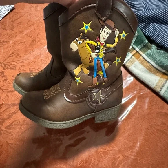 Disney Brown Woody Cowboy Boots for Kids