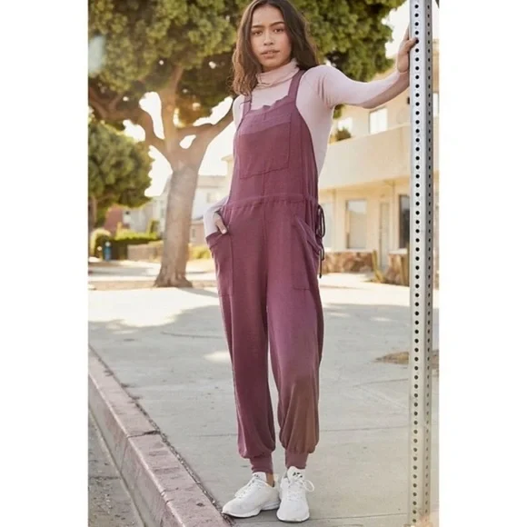 Women's Xs Mauve Overalls Jumpsuit*