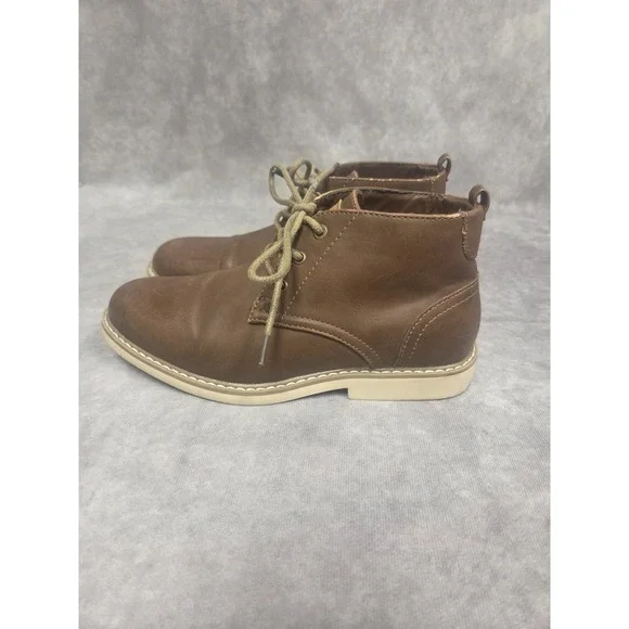 Ashford Haynes Boys Tan Ankle High Boots Size 4