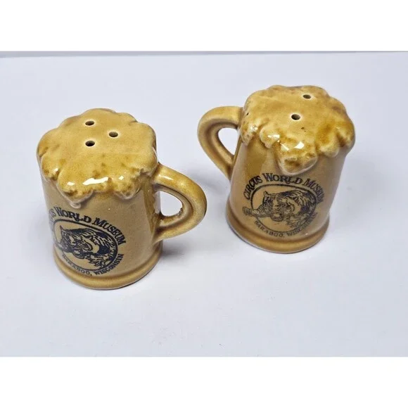 Baraboo Wisconsin Salt Pepper Shakers Circus World Museum Souvenir