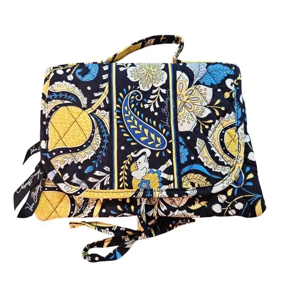 NEW! Vera Bradley Ellie Elephant Paisley Cosmetic Travel Organizer Toiletry Bag