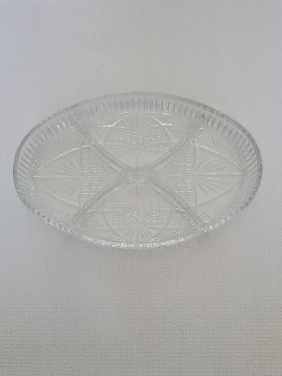 Libbey Clarion Clear Glass Divided 11