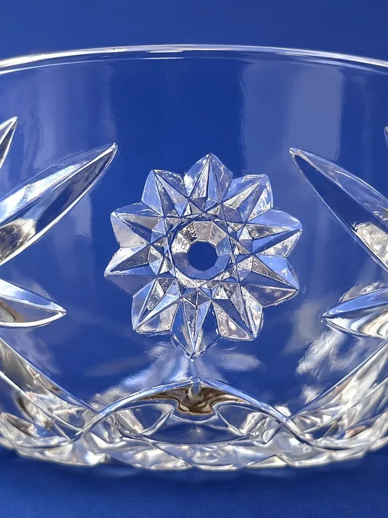 Cut Crystal Serving Bowl - Clear