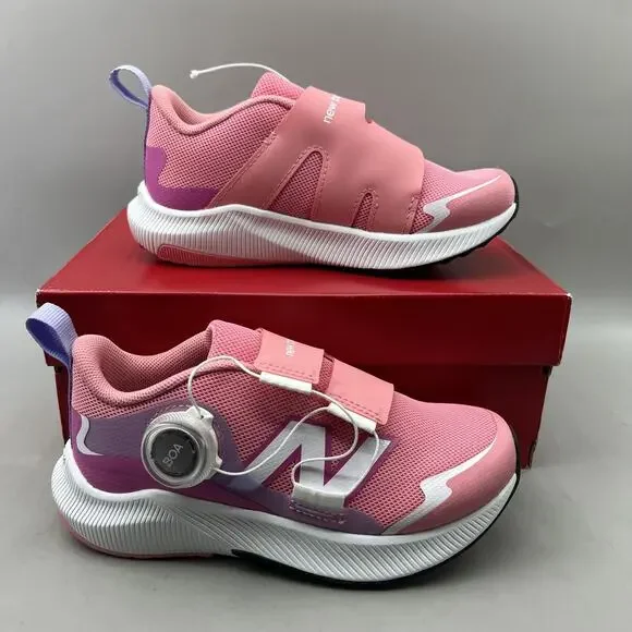 New Balance DynaSoft Reveal V4 BOA Shoes Youth Size 11.5 W Pink Comfort Sneakers