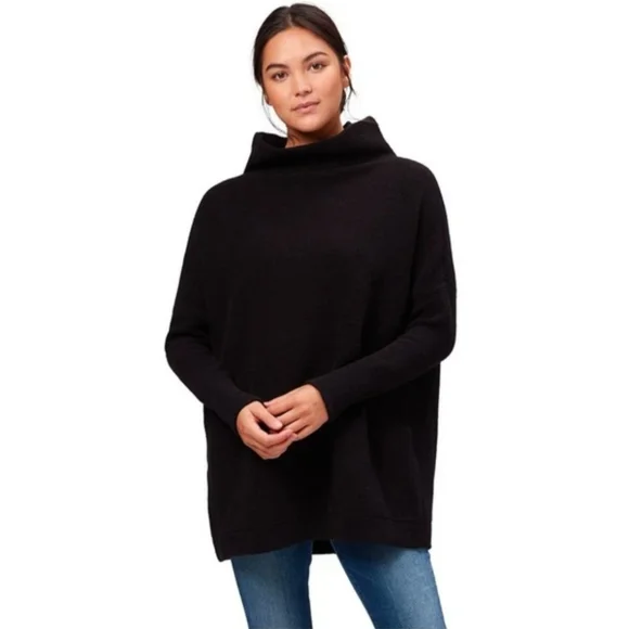 Free People Ottoman Slouchy Cowl Neck Sweater Cotton Blend Size Medium