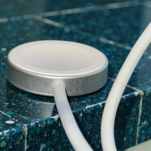 Apple Watch Compatible Magnetic Fast Charger Cable USB C‎ 3.3ft White Silver
