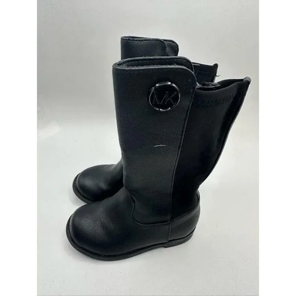 MICHAEL KORS MK Emma Sunday Girls Black‎ Boots Size 6