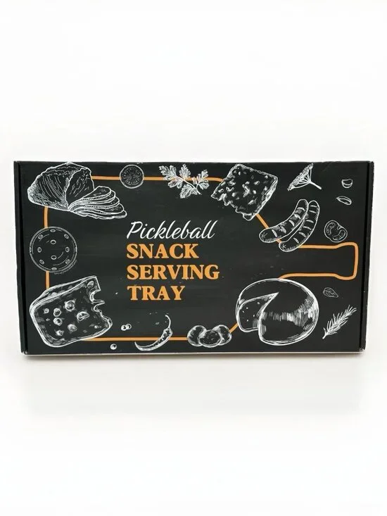 🏓 NEW Pickleball Paddle Snack Tray & Charcuterie Serving Set