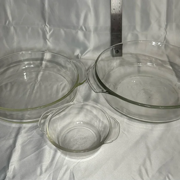 Vintage Fire King 8oz Custurd Dish + 2 Fire King Casserole Dishes
