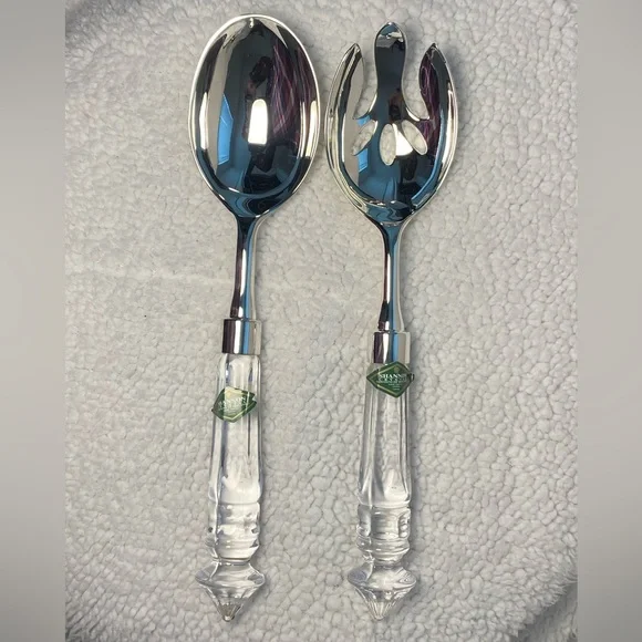 Vintage Shannon Crystal Salad Set - Designs of Ireland