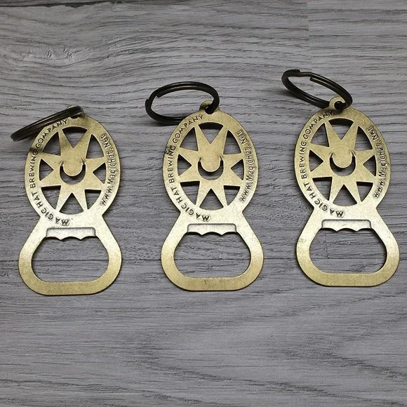 Magic Hat Brewing Company Keychain Bottle Opener - Lot Of 3 Keychains