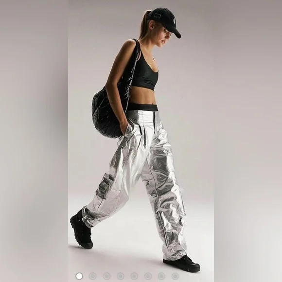 Free people mesmerize me shine pants NWT