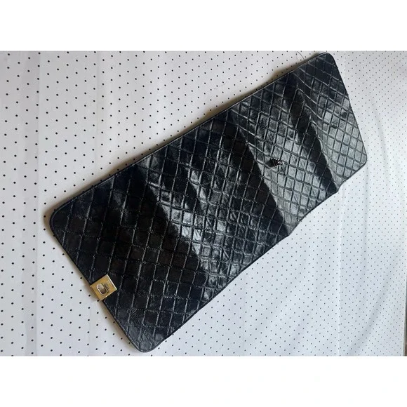 gbh Cosmetics Quilted Makeup Brush Roll Black Faux‎ Leather Case