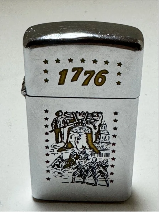 Zippo 1776 Bicentennial Slim Lighter - 200 Year Anniversary