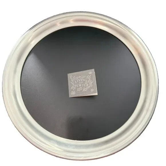 Vintage NWT Pewter Tray 14
