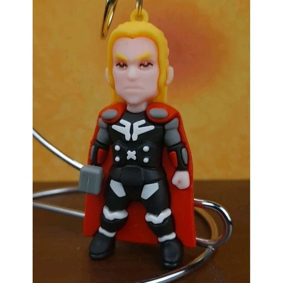 Avengers Marvel Thor 3D PVC Keychain Backpack‎ Clip New 8