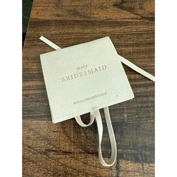 Bridal Chic Boutique “To My Bridesmaid” Jewelry Pouch