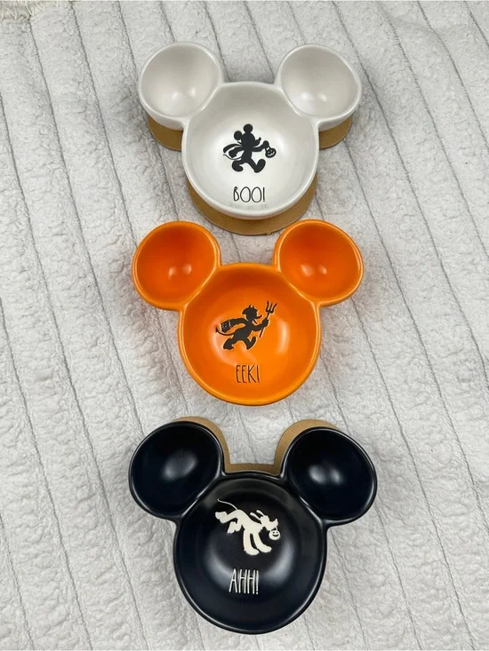 Rae Dunn Disney Halloween Tasting Bowls Set of 3