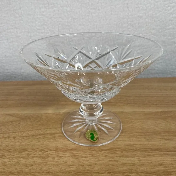 Waterford Crystal Lismore Footed Dessert Bowl 6 Inch Made in Ireland Glassware