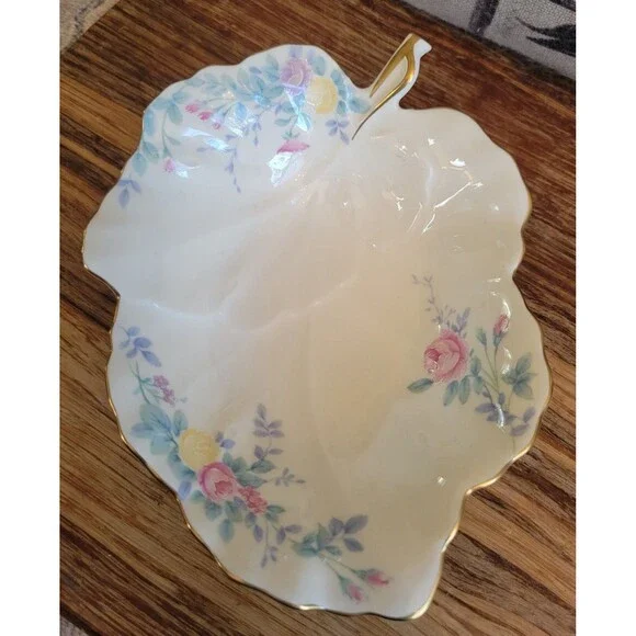 Mikasa Bone China Dish - Larry Laslo - Narumi Japan Gold Trim - Vintage