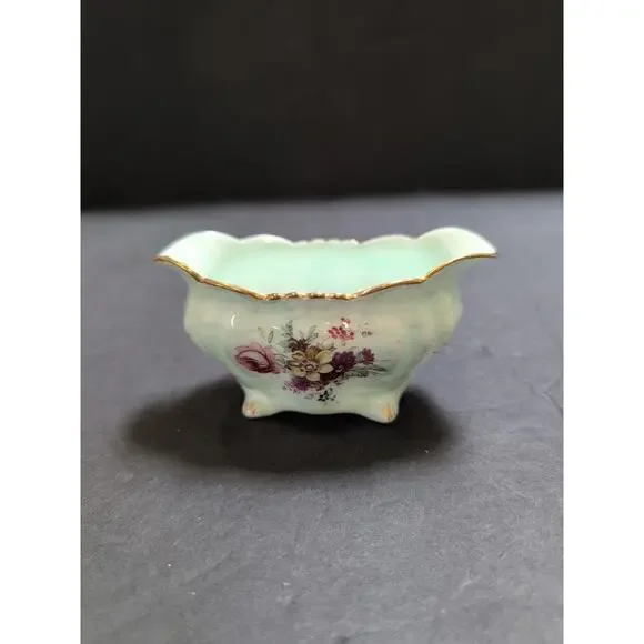 Vintage Hammersley & Company Bone China, , Oval Open Sugar Bowl, 2