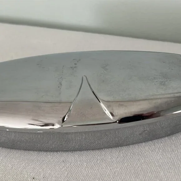 Milbern Chromium Mid Century Vintage Silent Table Butler Crumb‎ Brush