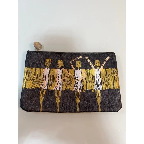Ipsy Women Graphic Makeup Bag Zipper Cosmetic‎ Travel Pouch