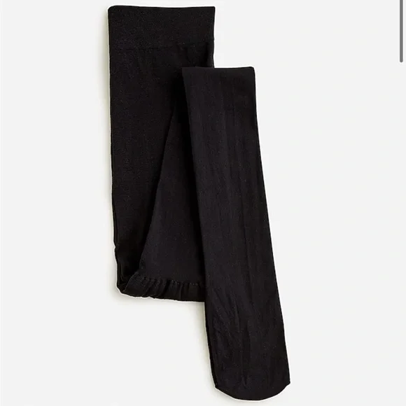J crew black sheer tights for women large