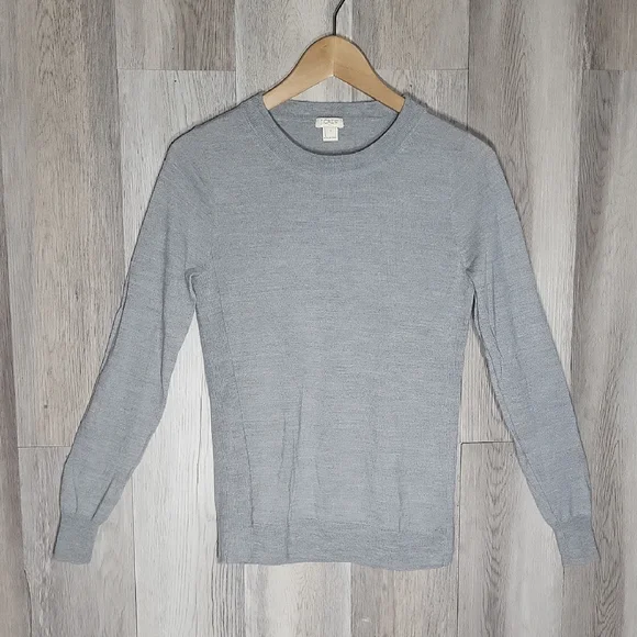J Crew Womens Small Merino Wool Sweater Lightweight‎ Casual Classic