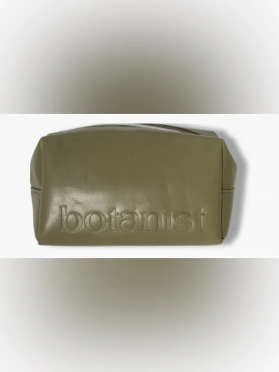 Botanist Olive Green Cosmetic Toiletry Bag